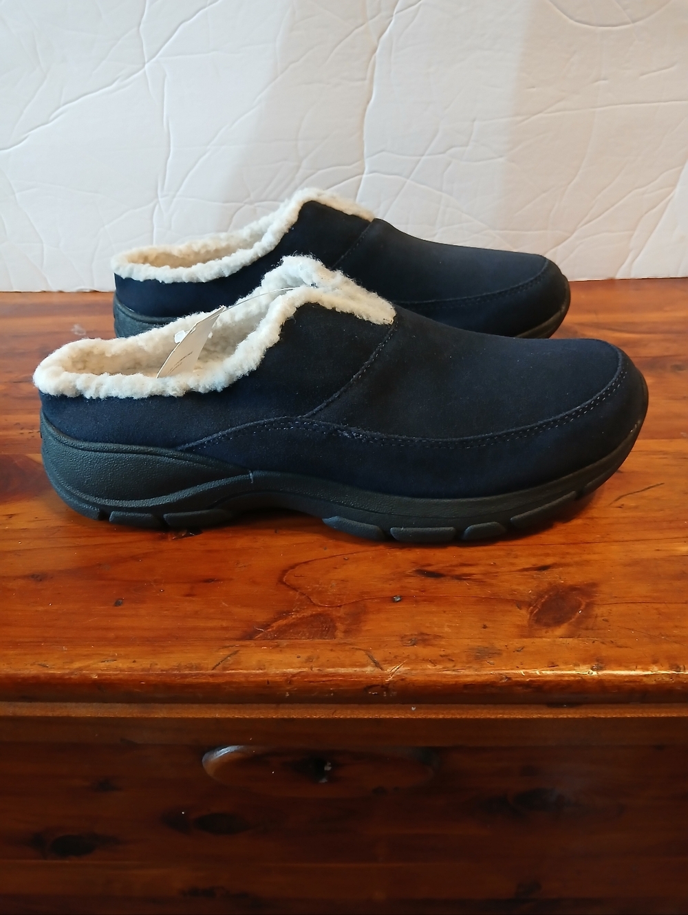 Lands' End All Weather Suede Clog Women's Size 10B